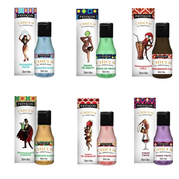 Circus Gel Comestível Térmico 35Ml Feitiços