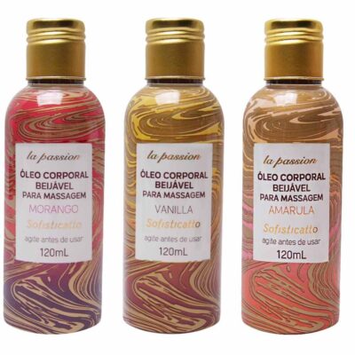 Óleo Beijável Massagem La Passion 120Ml Sofisticatto