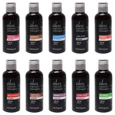 Óleo Aromático Para Massagem 120Ml Feitiços