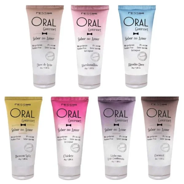 Oral Gourmet Sabor No Amor Gel Comestível 45G Pessini