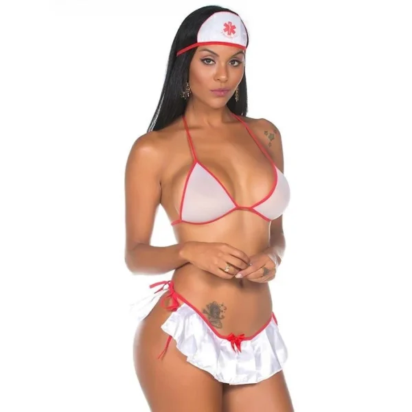 Mini Fantasia Enfermeira Pimenta Sexy