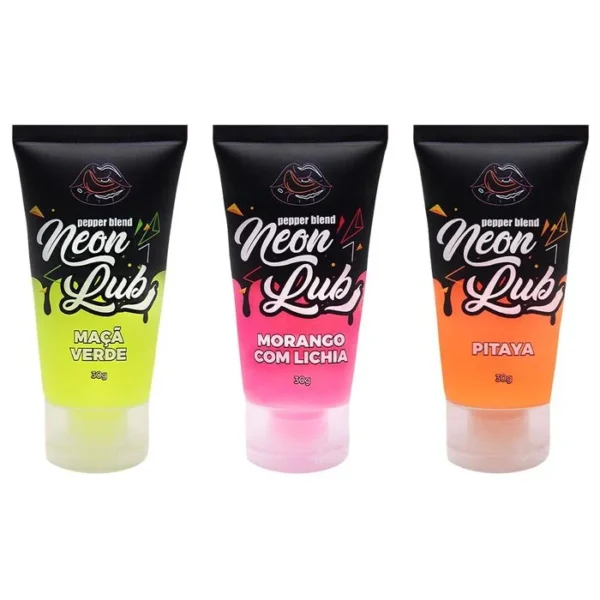 Neon Lub Lubrificante Comestível 30G Pepper Blend