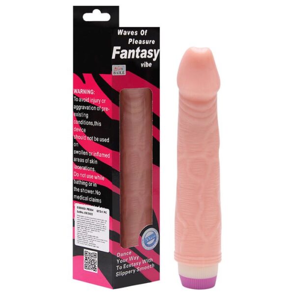 Pênis Vibrador Multivelocidades 22 X 4Cm Tpr Vipmix
