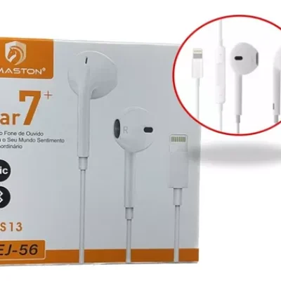 Fone Lightning Com Fio Compativel iPhone 8 Plus 11 12 Pro 13