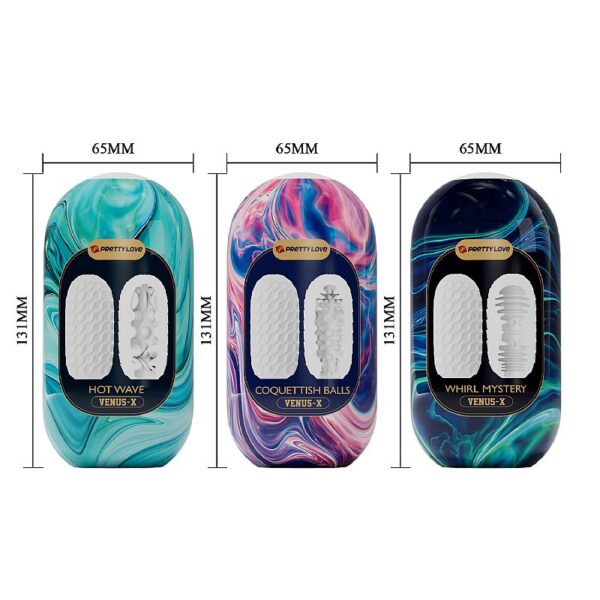 Egg Masturbador em Silicone - 1 Kit com 15 - Pretty Love - Image 9