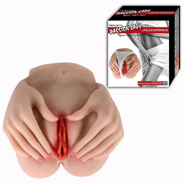 Masturbador Masculino Formato Vagina e Ânus - Lady - SI